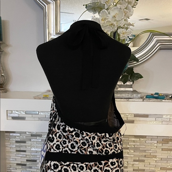 NWT Diane Von Furstenberg For Target Poppy Sweater knit halter tie back size XL - Picture 4 of 7